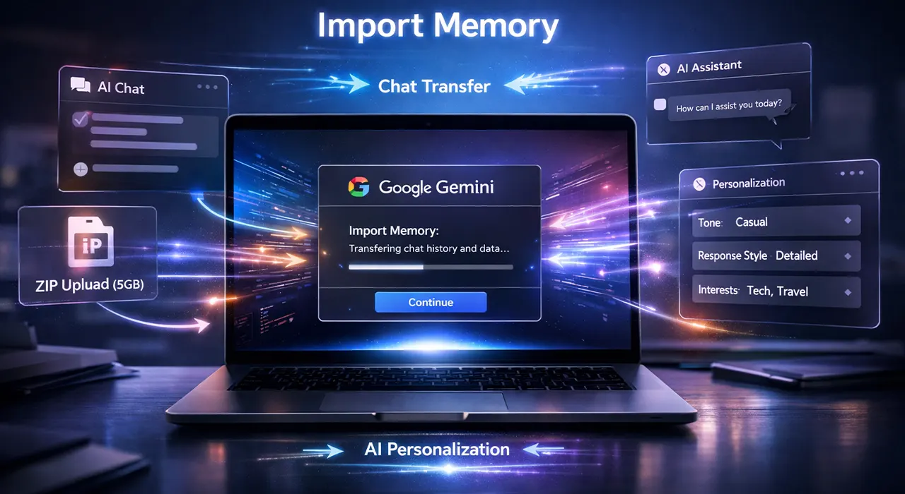 Gemini’s New Import Memory Tool: How It Works » LCCI