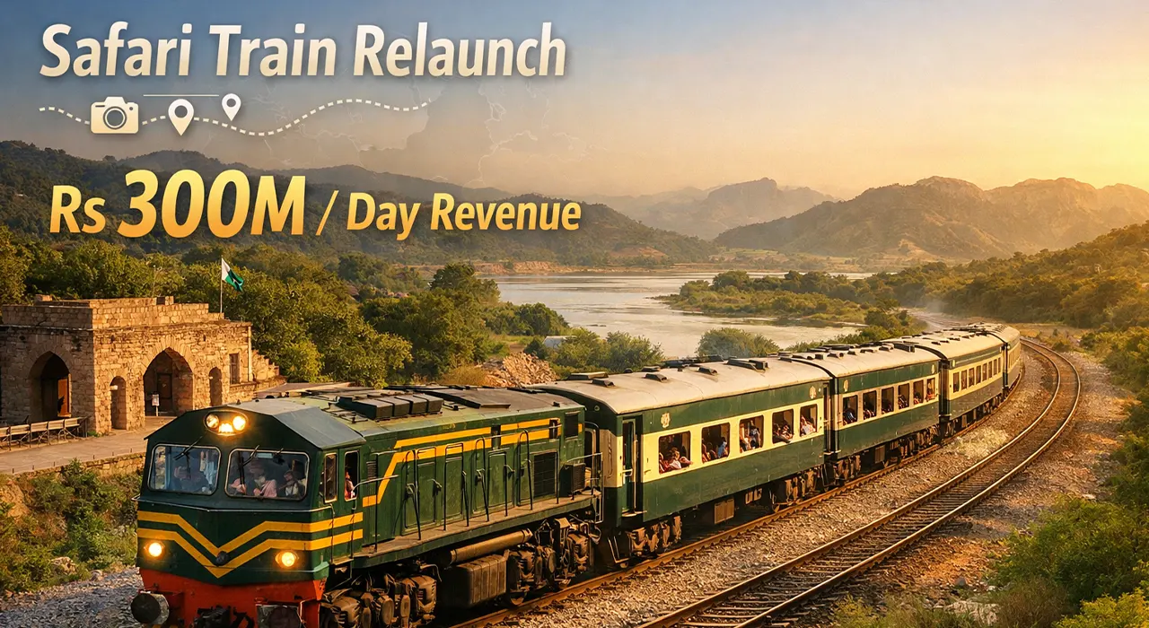 Pakistantrin Pakistan Railways Launches Modernised Safari Train to Boost Domestic ...